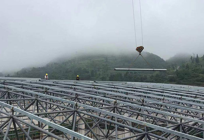 麻城网架施工